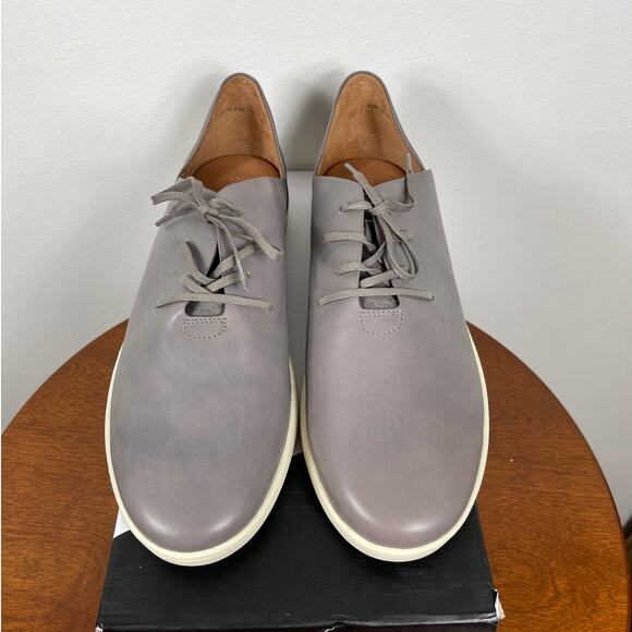 New SAVA x SoftWalk Neve Sneaker in Grey Leather Women's Size EU 42 - Picture 1 of 8